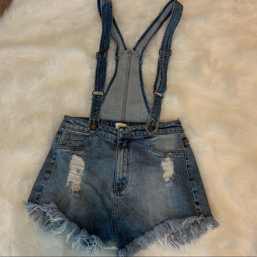 NWOT | Medium Wash Shorts Jumper